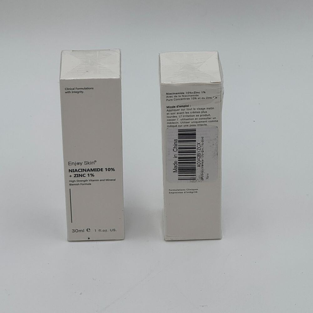 Enjoy Skin Niacinamide 10% + Zinc 1% Serum 30ml Acne Blemish Formula 2 Pack NEW‎